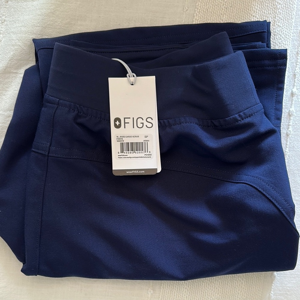 Figs Deep Blue Scrub Pants